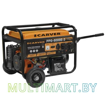 Бензиновый генератор Carver PPG-8000E-3